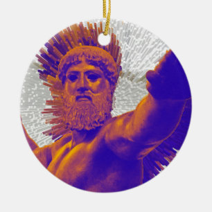 Zeus - Jupiter Keramisch Ornament