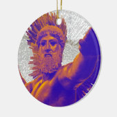 Zeus - Jupiter Keramisch Ornament (Links)