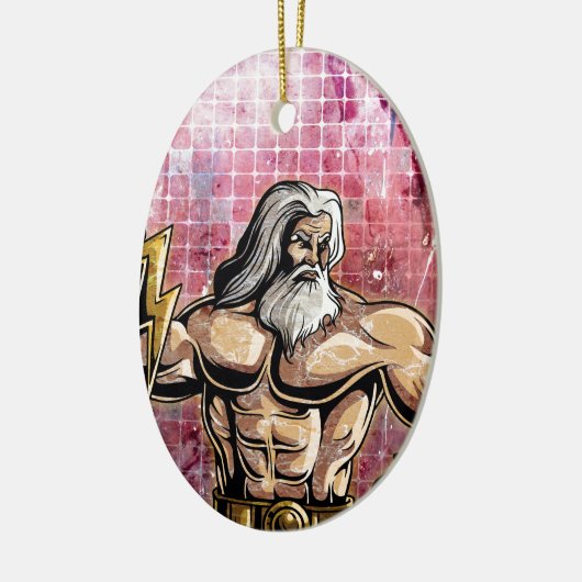 Zeus Keramisch Ornament (Links)