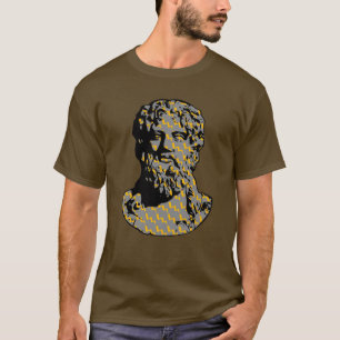Zeus marble standbeeld t-shirt