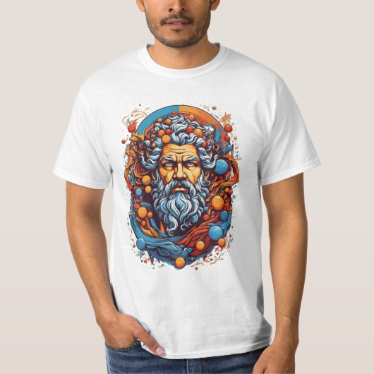 Zeus Meester van Olympus T-shirt (Voorkant)