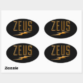 Zeus Ovale Sticker (Vel)