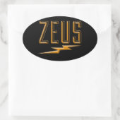 Zeus Ovale Sticker (Tas)