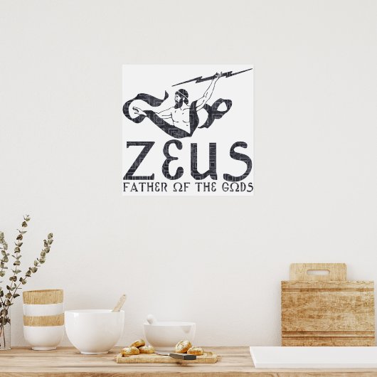 Zeus Poster (Keuken)