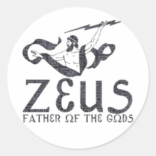Zeus Ronde Sticker