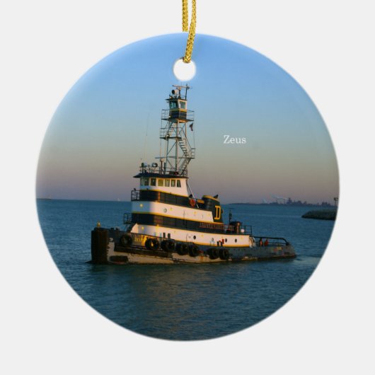 Zeus-sierplant Keramisch Ornament (Voorkant)