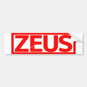 Zeus Stamp Bumpersticker