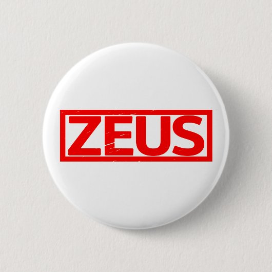 Zeus Stamp Ronde Button 5,7 Cm (Voorkant)