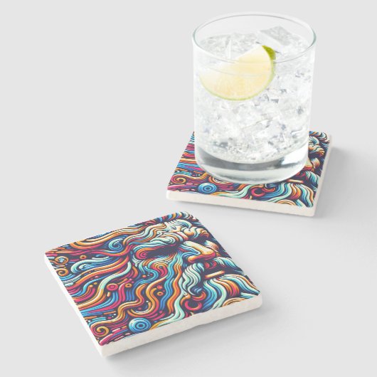 ZEUS STENEN ONDERZETTER (Zijkant)