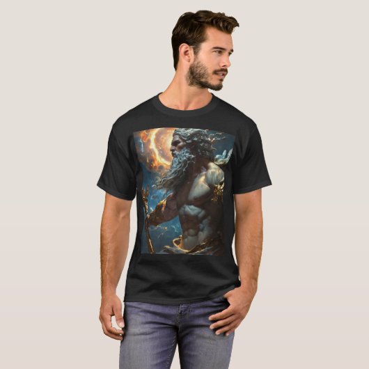 Zeus T-shirt ( God of War ) (Voorkant volledig)