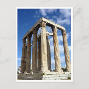 zeus tempelkubus briefkaart
