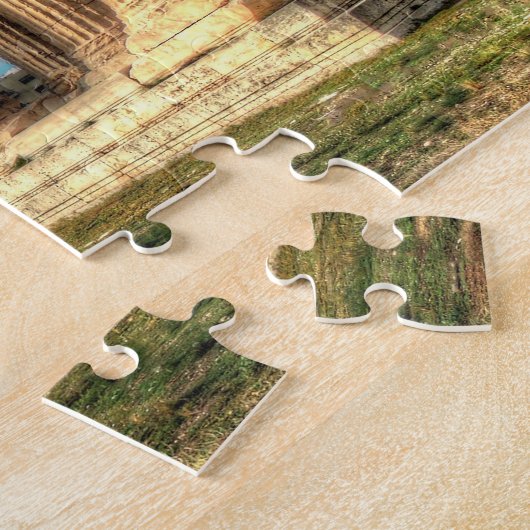 Zeus Temple Athens. Legpuzzel (Zijkant)