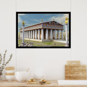 Zeus Temple bij Olympia Poster (Keuken)