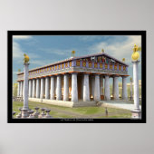 Zeus Temple bij Olympia Poster (Voorkant)