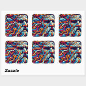 ZEUS VIERKANTE STICKER (Vel)