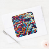 ZEUS VIERKANTE STICKER (Envelop)