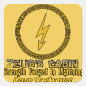 Zeus's Cabin Strength Sticker (Voorkant)