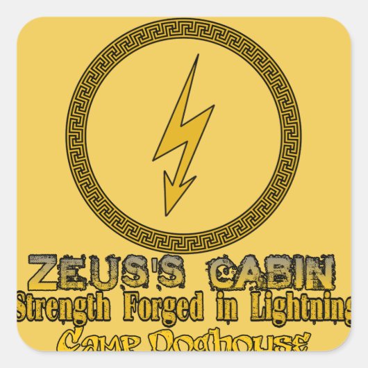 Zeus's Cabin Strength Sticker (Voorkant)