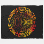 Zeus's oude schild kunst print fleece deken (Voorkant (Horizontaal))