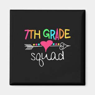 Zevde klas squad Zevende leraar Student Team Rug  Magneet