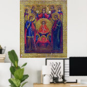 Zeven aartsengelen Oosters-orthodox christen Poster (Thuiskantoor)