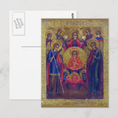 Zeven aartsengelen Oosters-orthodoxe Christelijke Briefkaart (Voorkant / Achterkant)