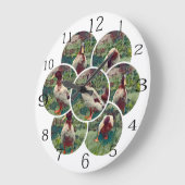Zeven Afbeelding Rond Duck Foto Collage, Klok (Hoek)