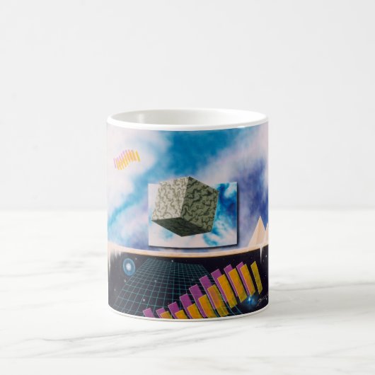 Zeven afmetingen koffiemok (Center)