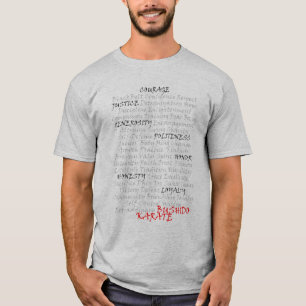 Zeven beginselen van de Bushido T-shirt