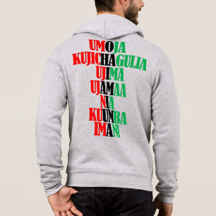Zeven beginselen van Kwanzaa Kinara Colors Hoodie
