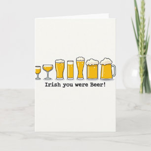 Zeven bierglazen Funkaart Kaart