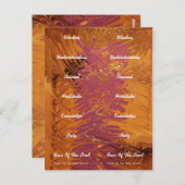 Zeven cadeautjes - BLADWIJZER Briefkaart (Voorkant / Achterkant)