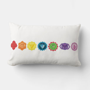Zeven Chakra Lumbar Pillow 33 x 53 cm Kussen