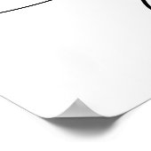 Zeven Chakra minimalistisch ontwerp met aangepaste Poster (Hoek)