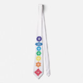 Zeven Chakra's 7 Stropdas (Voorkant)
