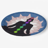 Zeven Chakras Yoga Paper Party Bord (Gekanteld)