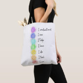Zeven Chakra's Yoga Tote Bag (Dichtbij)