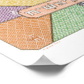 Zeven dagen creatie-Poster Poster (Hoek)