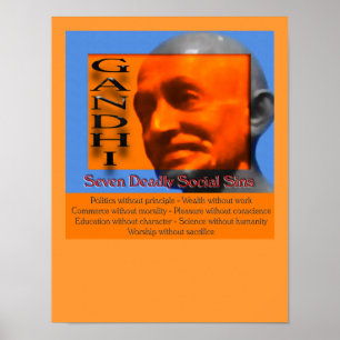 Zeven dagen durende herkenning van sociale zonden poster