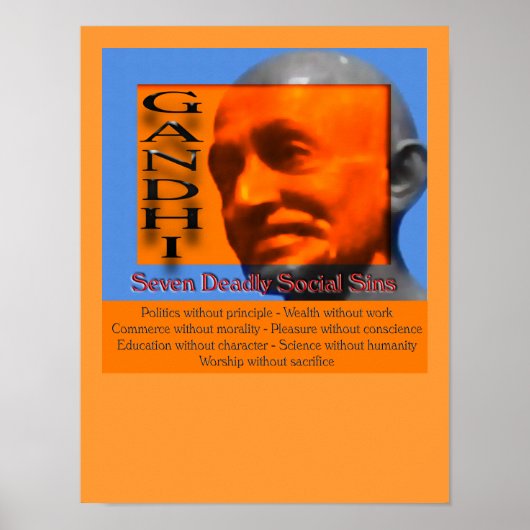 Zeven dagen durende herkenning van sociale zonden  poster (Voorkant)