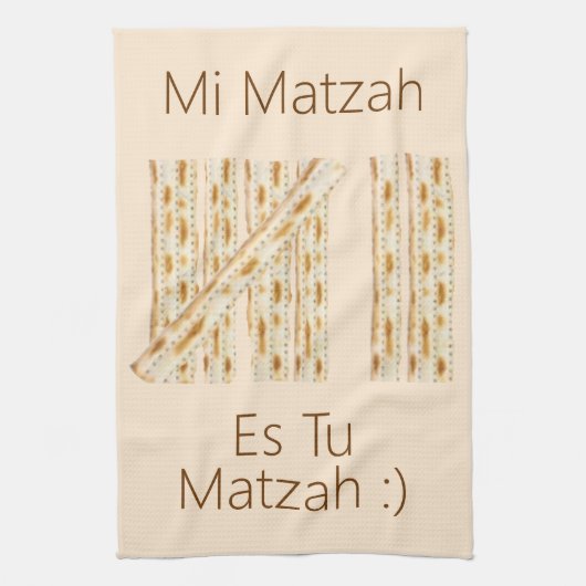 Zeven dagen Matzah Theedoek (Verticaal)