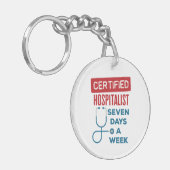 Zeven dagen per week huisarts sleutelhanger (Voorkant Links)