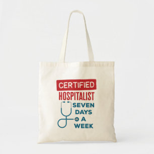 Zeven dagen per week huisarts tote bag