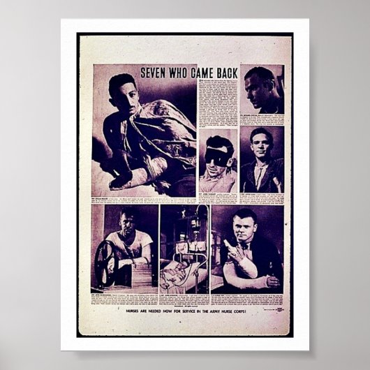 Zeven die terugkwamen poster (Voorkant)