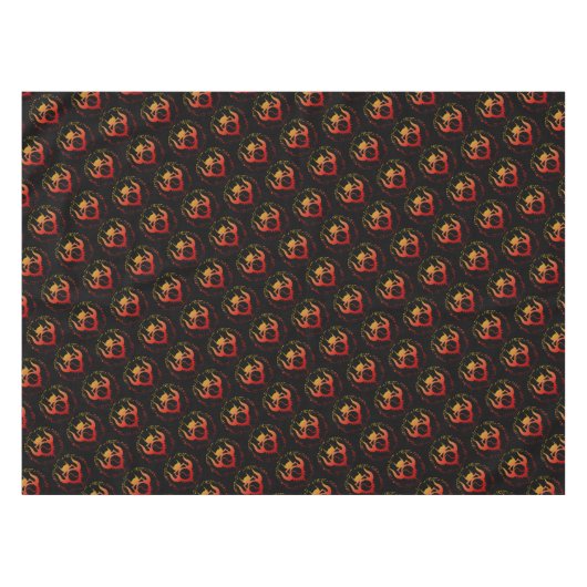 Zeven dodelijk zonden tafelkleed (Voorkant (Horizontaal))