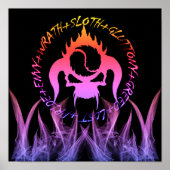 Zeven dodelijke zonden poster (Voorkant)