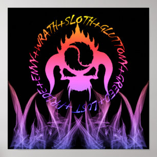 Zeven dodelijke zonden poster