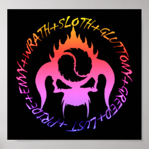 Zeven dodelijke zonden poster