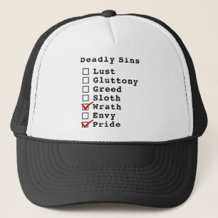 Zeven doodzonnecontrolelijst (0000101) trucker pet