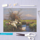 Zeven Eenden op de Ditch van Alexander Koester Tissuepapier (Craft)